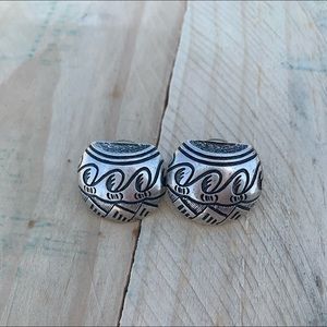 Native American Sterling Silver Earrings
